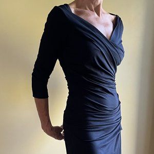 Diane von Furstenberg black dress, size S, excellent used condition - worn once.